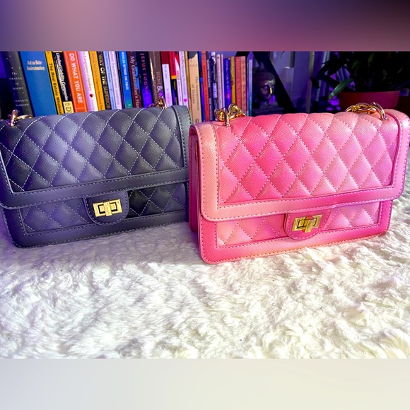 Handbags - Two In One | Pink & Gray Shoulder Bags | Perfect Gift